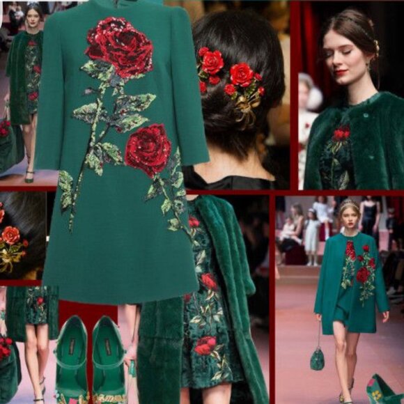 RUNWAY TIMELESS COLLECTIBLE DOLCE & GABBANA MINI DRESS SIZE M, 44 IT - Picture 2 of 15